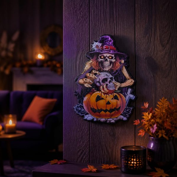 Decoratiune Halloween de usa cu led S